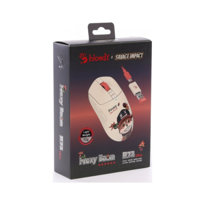 Мишка A4Tech Bloody R72 Ultra Wireless Proxy Boom (4711421001274)