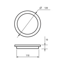 Світильник Eurolamp Downlight 6W 4000K (LED-DLR-6/4)