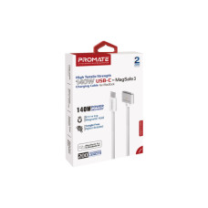 Дата кабель USB-C to MagSafe 3 white Promate (magcord-140pd.white)
