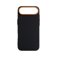 Чохол до мобільного телефона Armorstandart LikeCarbon2 SE MagCase Apple iPhone 17 Air Kevlar Black Orange (ARM89166)