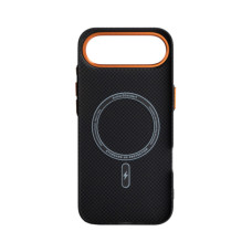 Чохол до мобільного телефона Armorstandart LikeCarbon2 SE MagCase Apple iPhone 17 Air Kevlar Black Orange (ARM89166)
