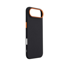 Чохол до мобільного телефона Armorstandart LikeCarbon2 SE MagCase Apple iPhone 17 Air Kevlar Black Orange (ARM89166)