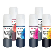 Чорнило Barva Canon GI-43 SET 6x70 мл, OneKey (CGI43-070-MP)