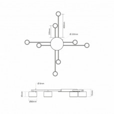 Світильник Videx VL-SPF22B-B