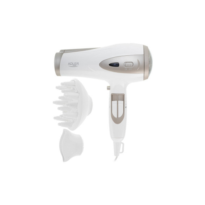 Фен Adler AD 2248 white (AD2248W)