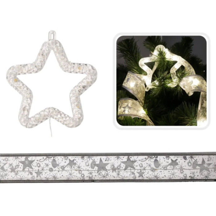 Гірлянда Chomik Стрічка Зірка 5.2 м 50 LED Теплий білий (5900779880269)