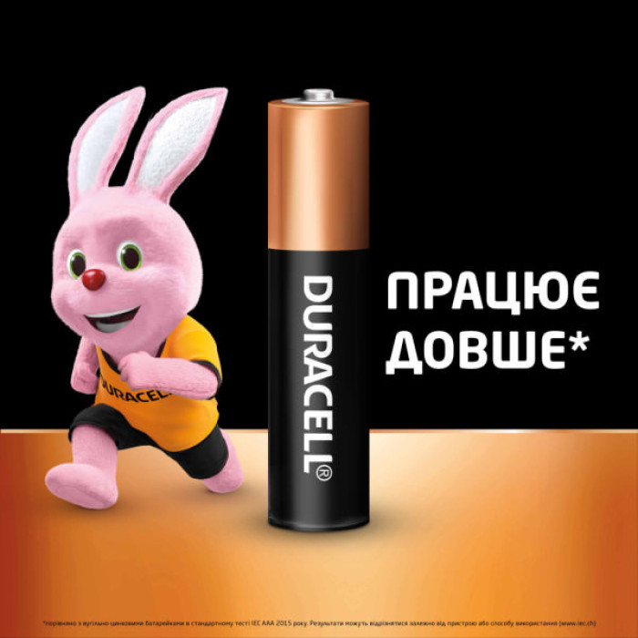 Батарейка Duracell AAA лужні 12 шт. в упаковці (5000394109254 / 81545432)