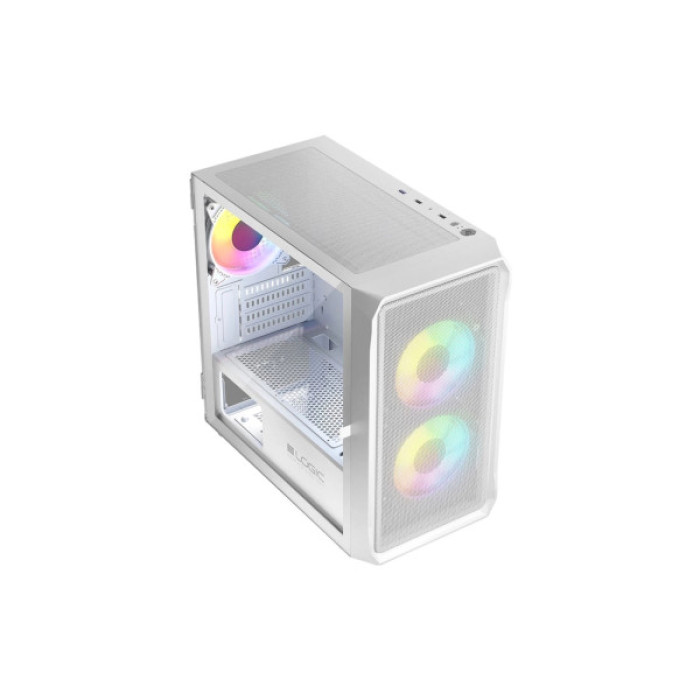 Корпус Logic concept PORTOS MESH+GLASS ARGB fans 3x120mm WHITE (AM-PORTOS-20-0000000-0002)