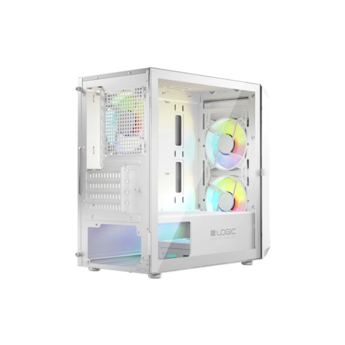 Корпус Logic concept PORTOS MESH+GLASS ARGB fans 3x120mm WHITE (AM-PORTOS-20-0000000-0002)