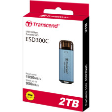 Накопичувач SSD USB Type-C 2TB ESD300 Transcend (TS2TESD300C)
