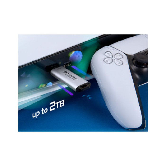 Накопичувач SSD USB Type-C 2TB ESD300 Transcend (TS2TESD300C)