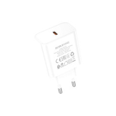 Зарядний пристрій BOROFONE BA71A USB-C PD20W white (6974443387964)
