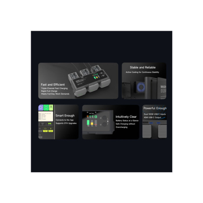 Зарядний пристрій для дрона iSDT MA331 Air 3 Series Charging Hub (iSDT-MA331)