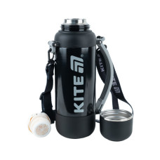 Термос Kite 1200 мл, чорний (K25-1225-1)