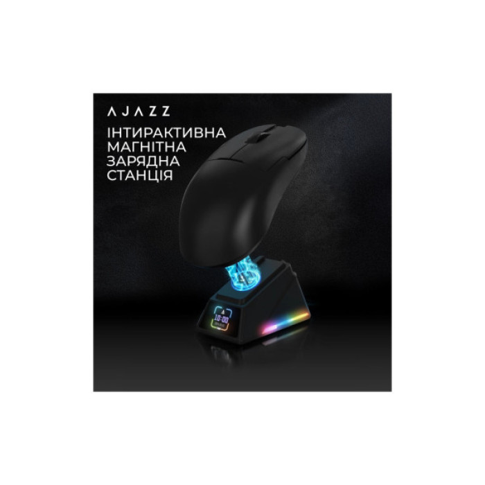 Мишка Ajazz AJ159 APEX Wireless/Bluetooth/USB Black (AJM159-A-B)