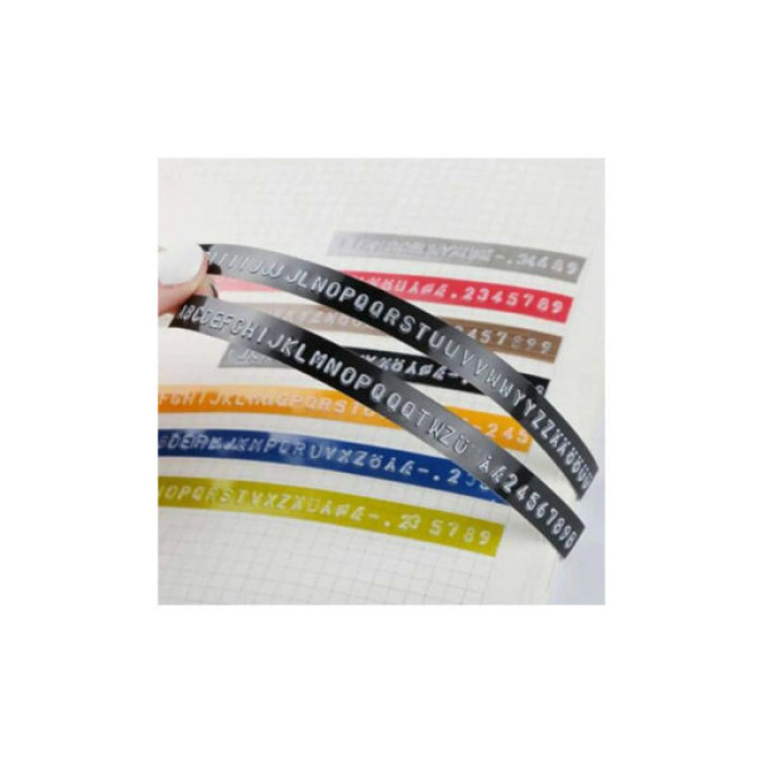 Стрічка для принтера етикеток UKRMARK D-520109-BK, 9 мм х 3 м, чорна, аналог DYMO 520109 / S0898130 (900859)