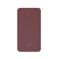 Батарея універсальна Hama 20000mAh, 15W/5V/3A, USB-C, USB-A, red (00201717)