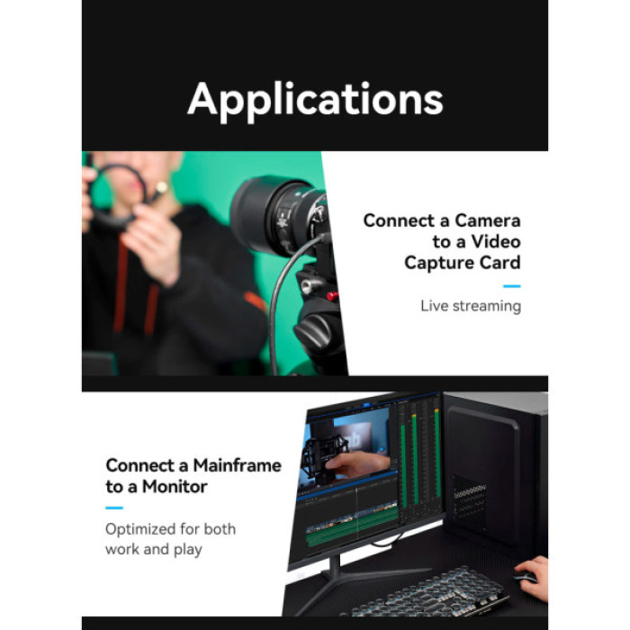 Кабель мультимедійний HDMI M to HDMI micro M 3.0m V2.0 4K 60Hz VENTION (AGIBI)