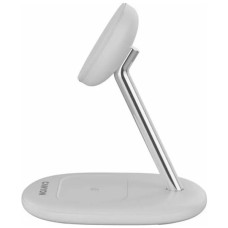 Зарядний пристрій Canyon wireless charger WCS-205 15W Qi2 2in1 White (CNS-WCS205W)