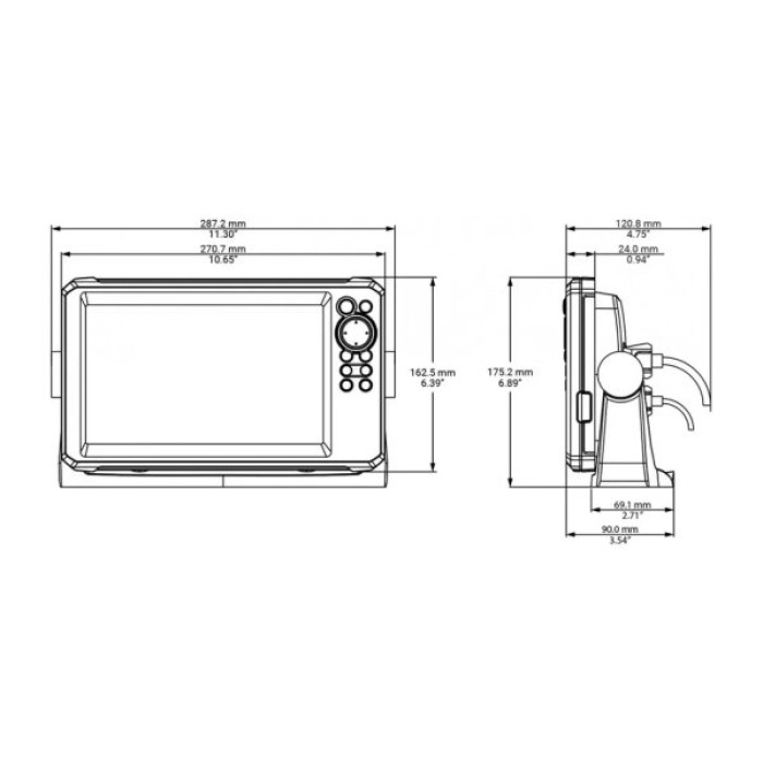 Ехолот Lowrance EAGLE-9 TRIPLESHOT HD ROW (000-16127-001)
