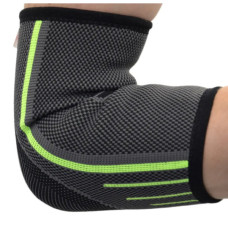 Фіксатор ліктя MadMax MFA-283 3D Compressive elbow support Dark grey/Neon green S (MFA-283_S)