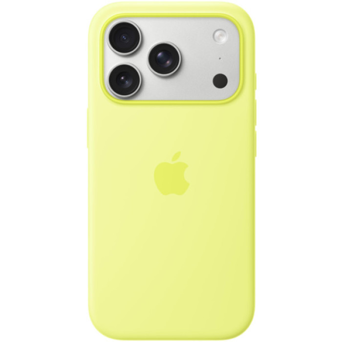 Чохол до мобільного телефона Apple Silicone iPhone 17 Pro Neon Yellow Model A3559 (MGFF4ZM/A)