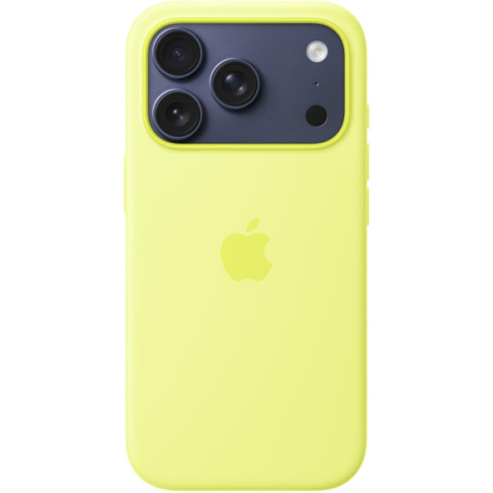 Чохол до мобільного телефона Apple Silicone iPhone 17 Pro Neon Yellow Model A3559 (MGFF4ZM/A)