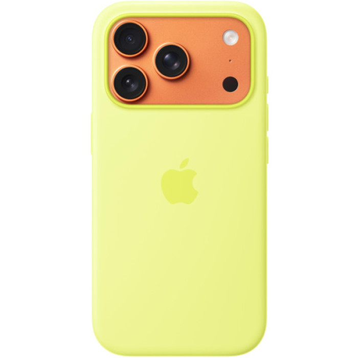 Чохол до мобільного телефона Apple Silicone iPhone 17 Pro Neon Yellow Model A3559 (MGFF4ZM/A)