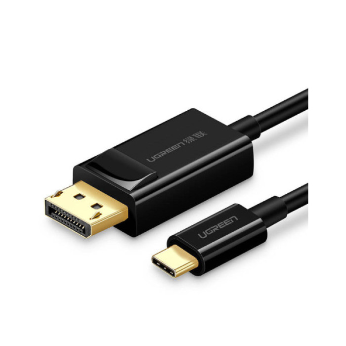 Кабель мультимедійний USB-C to DisplayPort M 1.5m 4K30Hz black Ugreen (50994)