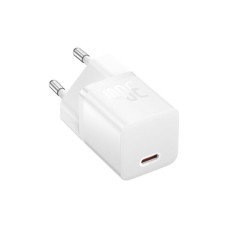 Зарядний пристрій Baseus 1xUSB-C 30W GaN5 white (CCGN070502)