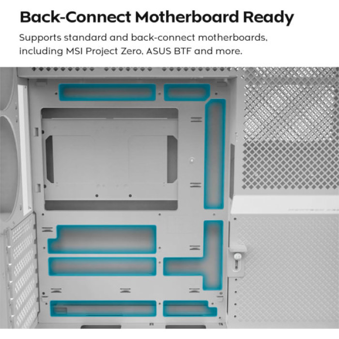 Корпус MONTECH HS01 (W)