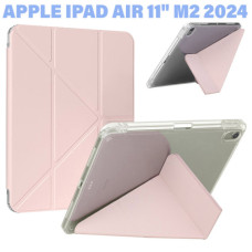 Чохол до планшета BeCover Ultra Slim Origami Transparent Apple iPad Air 11" M2/M3 (2024/2025) Pink (711391)