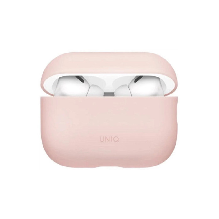 Чохол для навушників Uniq Lino для AirPods Pro 3 gen Silicone Pink (8886463696873)