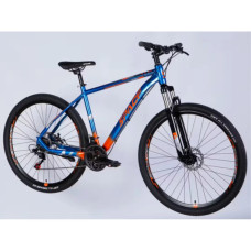 Велосипед Space 27.5" MERCURY DD FR рама-17" AL 2026 синьо-помаранчевий (OPS-SP-27.5-073)