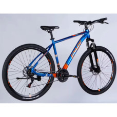 Велосипед Space 27.5" MERCURY DD FR рама-17" AL 2026 синьо-помаранчевий (OPS-SP-27.5-073)