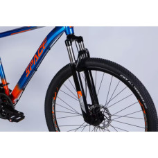 Велосипед Space 27.5" MERCURY DD FR рама-17" AL 2026 синьо-помаранчевий (OPS-SP-27.5-073)