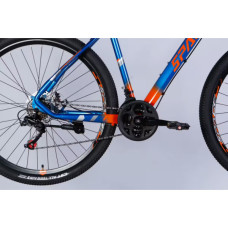 Велосипед Space 27.5" MERCURY DD FR рама-17" AL 2026 синьо-помаранчевий (OPS-SP-27.5-073)