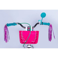 Велосипед Formula 20" Kid FLOWER PREMIUM BH рама-10" ST 2026 білий з рожевим та бірюзовим (OPS-FRK-20-244)