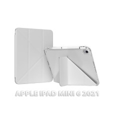 Чохол до планшета BeCover Ultra Slim Origami Transparent Apple iPad Mini 6 2021 Gray (712931)