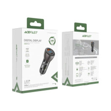 Зарядний пристрій Acefast 2xUSB 63W (USB-C + USB-A) B6 with digital display (6974316280972)