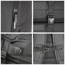 Рюкзак туристичний NikiBo Journey 20-30л чорний (30012505-01)