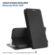 Чохол до мобільного телефона BeCover Exclusive Motorola Moto G56 Black (715489)