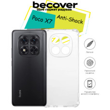 Чохол до мобільного телефона BeCover Anti-Shock Poco X7 Clear (713151)