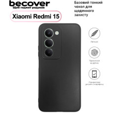 Чохол до мобільного телефона BeCover Silicone Xiaomi Redmi 15 Black (713782)