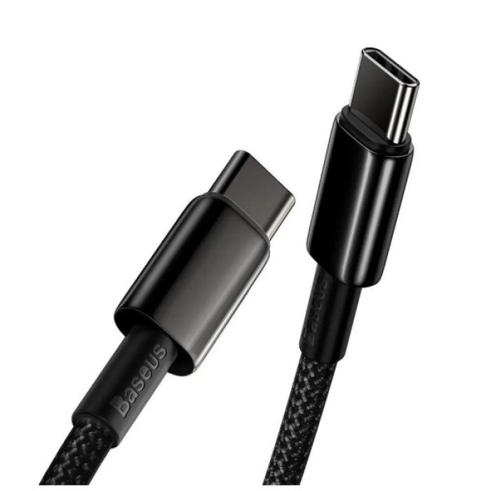 Дата кабель USB-C to USB-C 1.0m 100W black Baseus (CATWJ-01)