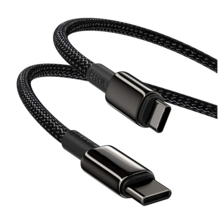 Дата кабель USB-C to USB-C 1.0m 100W black Baseus (CATWJ-01)