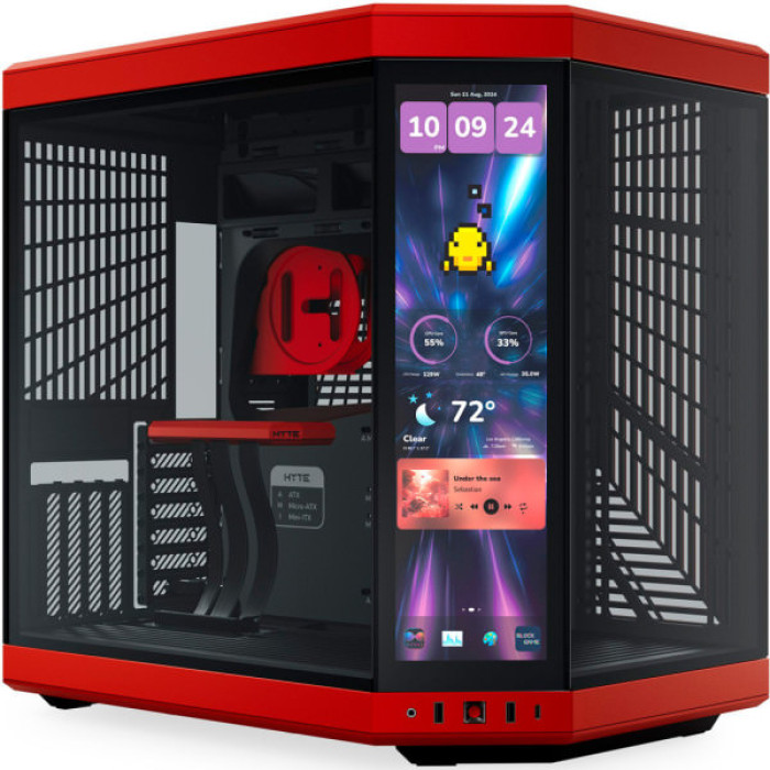 Корпус Hyte Y70 Touch Infinite Black-Red (CS-HYTE-Y70TTI-RB)
