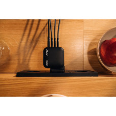 Зарядний пристрій Verbatim MiniGaN 100 W 4 ports (3xUSB-C/1xUSB-A) (32231)