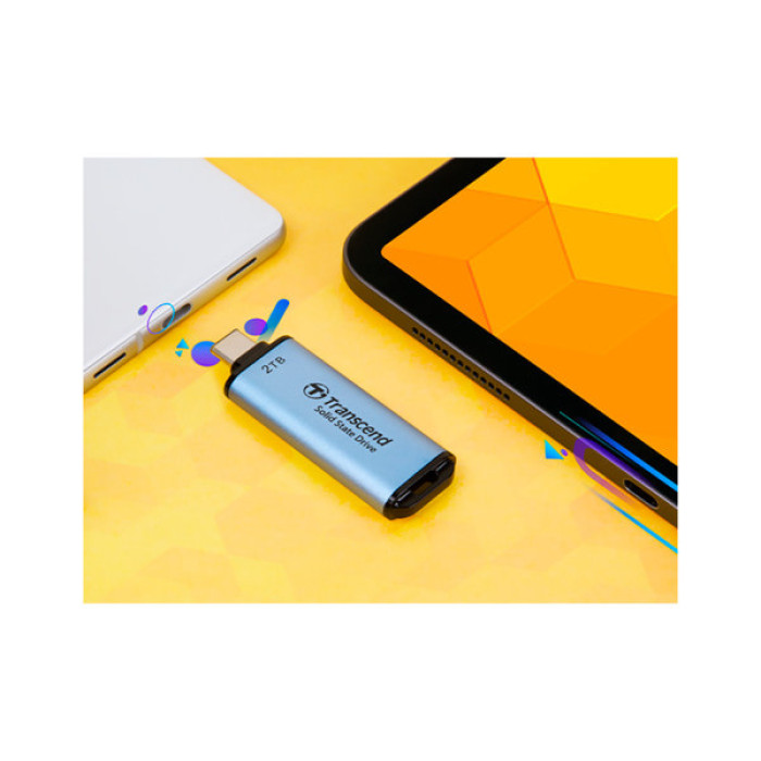 Накопичувач SSD USB Type-C 1TB ESD300 Transcend (TS1TESD300C)