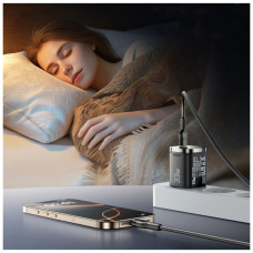 Зарядний пристрій 1xUSB-C + 1xUSB 33W GaN black Essager (ECT33W-GMB01-Z)